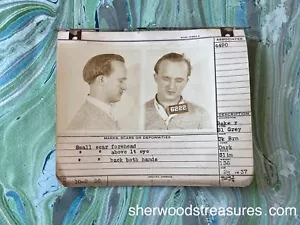 1937 ORIGINALE COLPO DI TAZZA OCCHI CHIUSI ALLEGHENY CONTEA PA POLIZIA CRIMINALE UCRAINO - Foto 1 di 2