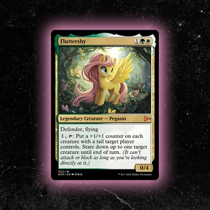 Fluttershy - Custom Magic: The Gathering Card - High-Quality - Picture 1 of 6