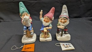 Vintage Goebel Co-Boys Lot of 3 Dwarfs Sepp. Monty and Chris. West Germany - Picture 1 of 15