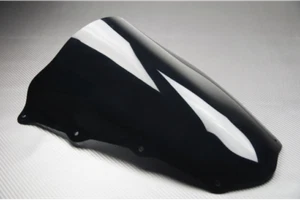 Cúpula Parabrisas Burbuja Negra PVC APRILIA RSV 1000 RR 2004-2008 - Picture 1 of 5