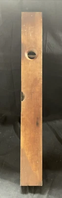 Vintage Sargent & Co. N.Y. 24" Wooden Level ~ W/2 Intact Vials ~ Good Condition - Image 1 of 4