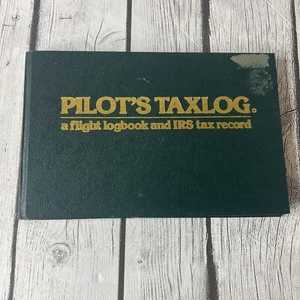 PILOT'S TAXLOG Flight Logbook And IRS Tax Record 1989 6th Edition - Imagen 1 de 4