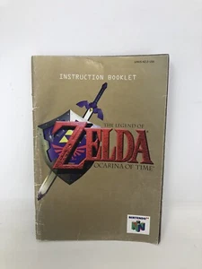 The Legend of Zelda Ocarina of Time Nintendo N64 Instruction Booklet Manual Only - Picture 1 of 3