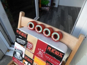 Element classic trans red skateboard or cruiser wheels 60mm/78a soft n sticky - Picture 1 of 7