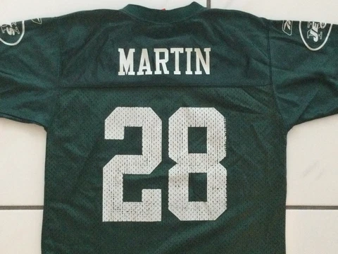 NEW YORK JETS Curtis MARTIN #28 Football Jersey YOUTH size Medium Cover