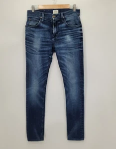 Hudson Jeans Mens Ace Skinny Fit Jeans Dark Blue Wash Denim Size 30x32 - Picture 1 of 4
