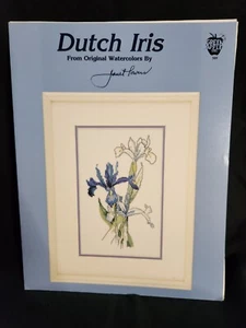 "Dutch Iris" - from original art by Janet Powers - Green Apple Co. pattern #589 - Picture 1 of 5
