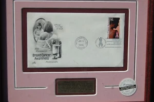 Official First Day of Issue: Breast Cancer Awareness, June 15, 1996, 32 cents - Picture 1 of 4