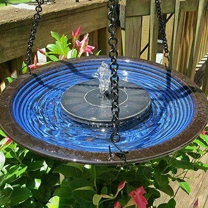 Solar Powered Floating Pump Water Fountain Birdbath Garden Pool Pond Patio- - Picture 1 of 15