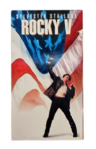 Rocky V VHS Tape Movie 1990 Sylvester Stallone Rating PG-13 - Picture 1 of 4