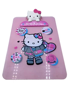 Hello Kitty Klemmbrett Sanrio 2008 mehrfarbig kariert - Bild 1 von 12