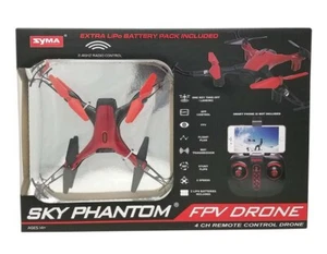 Syma Sky Phantom FPV Drone 4 CH Remote Control Drone (Red) - NEW! - Picture 1 of 1