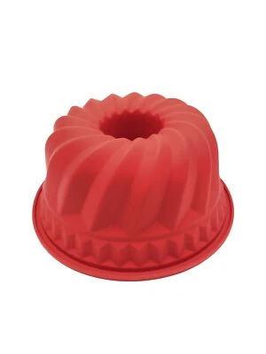 Molde de bola Dr. Oetker silicona flexible Ø 22 cm rojo, antiadherente, libre... - Imagen 1 de 4