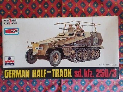ESCI POLISTIL 8027  SdKfz 250/.3 le Fu Pz Wg  - plastic model kit 1/72 ed. 1984 - Immagine 1 di 2
