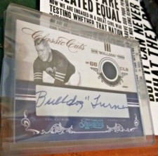 2011 TIMELESS TREASURES CLYDE BULLDOG TURNER  Auto Jersey /25 Chicago Bears HOF