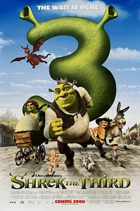 SHREK THE THIRD MOVIE POSTER 2 Sided ORIGINAL INTL FINAL 27x40 MIKE MYERS - Picture 1 of 1