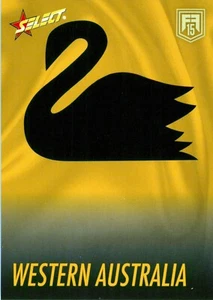 Tarjeta de novato Australia Occidental AFL Select Future Force 2015 - logotipo del equipo - Imagen 1 de 3