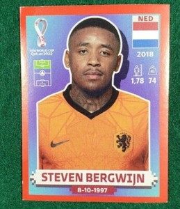 World Cup Qatar 2022 Red parallel Panini stickers