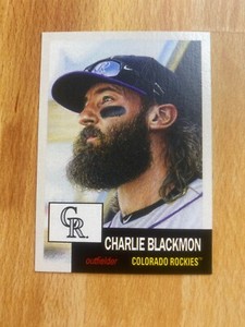 Topps Living Set Card #31 - Charlie Blackmon - Print Run: 6585 -Fresh Out Of Box
