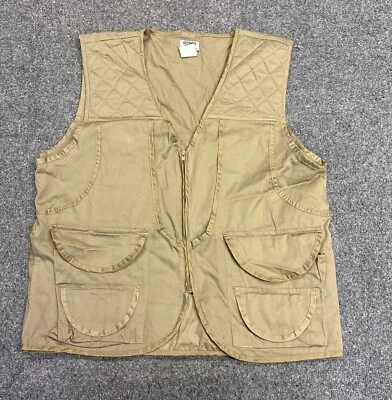 Ozark Trail Upland Bird Hunting Vest Men's Size Large Khaki 100% Cotton - Image 1 of 4