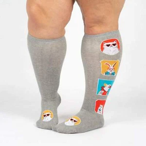 Teacher’s Pets Wide Calf Knee High Socks Women's XL Stretch It Fashion New - Picture 1 of 2