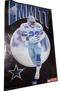 DALLAS COWBOYS VTG POSTER #4145 EMMITT SMITH INFINITY NEW ORIGINAL WRAP 34x22 - Picture 1 of 6