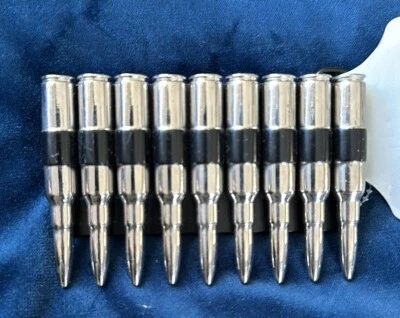 Hot Topic Rock Rebel Bullet Hebilla de Cinturón - Peso Pesado - Hasta 2" (W) Tamaño de Cinturón Foto 1 de 4