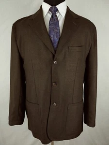 Daniel Cremieux Mens XL Rayon Herringbone 3Button Unstructured Sport Coat Jacket - Picture 1 of 16