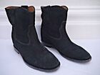 NEW ISABEL MARANT ETOILE Crisi black suede hidden wedge ankle boots Euro size 40
