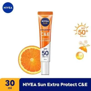 Nivea Sun Extra Protect C&E Serum SPF50 PA+++ Skincare Facial Sunscreen 30ml - Picture 1 of 4