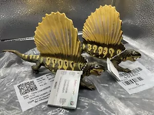 Safari Ltd. Carnegie Sammlung Dimetrodon prähistorische Dinosaurier X2 Neu mit Etikett 2001 - Bild 1 von 10