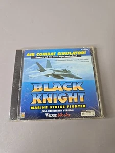Black Knight Marine Strike Fighter Air Combat Simulator PC CD Rom Juego 1996 - Imagen 1 de 5