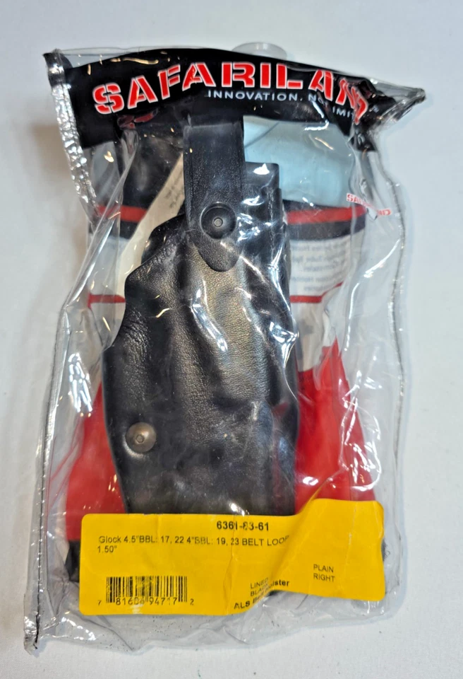 Funda de cinturón Safariland 6361-83-61 ALS Glock 17,22, 19 y 23 nueva derecha Foto 1 de 4