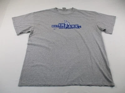 Camisa De Colección Nike Los Angeles Dodgers Para Hombres 2XL Gris Informal MLB Foto 1 de 4