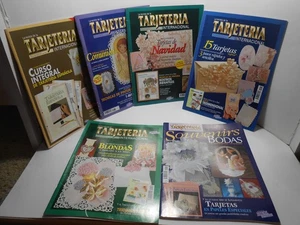 6 #70-#82 La Revista De La TARJETERIA INTERNATIONAL Paper Crafts Mag In SPANISH - Picture 1 of 1