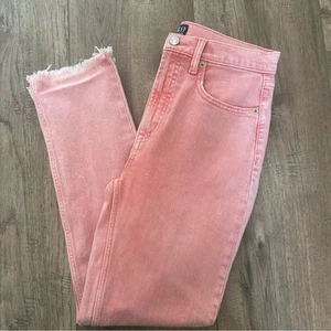 GAP Women's Coral Ankle Jeans, Cigarette, Frayed Hem, Size 6/28 - Picture 1 of 12