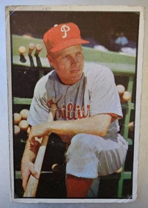 1953 Bowman Color Richie Ashburn #10 HOF Good - Picture 1 of 2