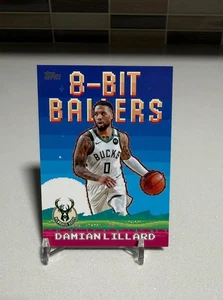 2025-26 Topps - Ballers de 8 bits Damian Lillard #8B-8 Milwaukee Bucks - Imagen 1 de 2