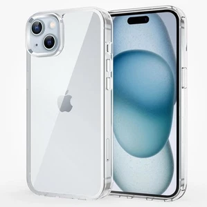 iCatchy for iPhone 15 Case 6.1-Inch, Shockproof Bumper Phone Cover, Anti-Yellow - Picture 1 of 7