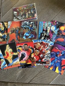 Lote de cartas Marvel 1995 Fleer Ultra X-Men 1994 Universo Marvel 1990 Lote mezclado Marvel - Imagen 1 de 10