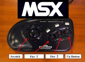 MSX & MSX  2 SEGA Arcade Power Stick Modded 2 Button Controller Joystick Mod