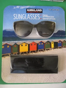 Neue Kirkland Signature polarisierte Sonnenbrille mit Etui + Tuch, neu im Paket - Bild 1 von 4