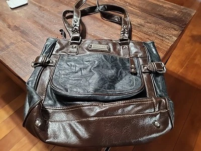 Bolso de Mano Rosetti Marrón Doble Asa Muy Suavemente Usado Limpio por dentro y por fuera Foto 1 de 4