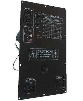 MODULO AMPLIFICATO SUBWOOFER AMPLIFICATORE INCASSO MONO 500W MIS: 29,5 X 18,5 cm - Immagine 1 di 4