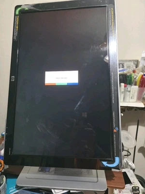 HP  W2408 24" Widescreen LCD Monitor W/Stand. W/ Power Cord, VGA & HDMI cables - Image 1 of 4