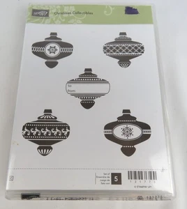 Stampin'Up! Coleccionables de Navidad - 5 estampillas de goma - Juego con forma de adorno - Imagen 1 de 4