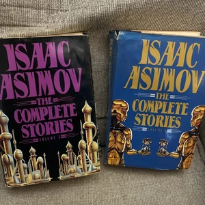 ISAAC ASIMOV Complete Stories Volumes 1 & 2 Hardcovers DJs Science Fiction SciFi - Picture 1 of 13