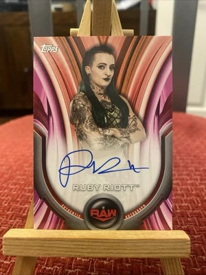 2020 Topps WWE Womens Division Ruby Riott on Card Autograph /150 - Image 1 of 3