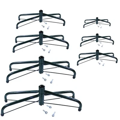 Folding Christmas tree iron tripod, Christmas tree metal base bracket - Image 1 of 4
