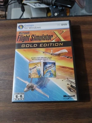 Microsoft Flight Simulator X Gold Edition PC Windows w/Acceleration Expansion - Image 1 of 4